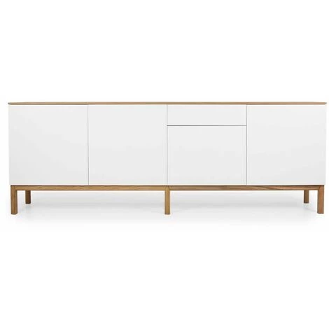 Buffets BOBOCHIC - Buffet 4 Portes 239cm RINA Chêne - Chêne 4 Buffets BOBOCHIC - Buffet 4 Portes 239cm RINA Chêne - Chêne – Image 4