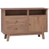 NOVA Buffet Mobile 100x30x68 Cm En Bois De Teck Solide