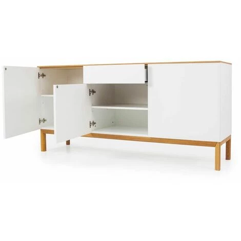 Buffets BOBOCHIC - Buffet 3 Portes 180 Cm RINA Chêne - Chêne 2 Buffets BOBOCHIC - Buffet 3 Portes 180 Cm RINA Chêne - Chêne – Image 2