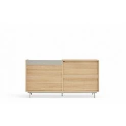 Buffets BOBOCHIC - Buffet 2 Portes 150 Cm VALLEY Chêne - Chêne -Buffet et enfilade Soldes 63564598 5