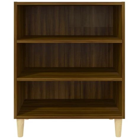 SUPERMARKET Buffet Chêne Marron 57x35x70 Cm Aggloméré 4 SUPERMARKET Buffet Chêne Marron 57x35x70 Cm Aggloméré – Image 4