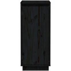 SUPERMARKET Buffet Noir 31,5x34x75 Cm Bois Massif De Pin SUHB-813358 9 SUPERMARKET Buffet Noir 31,5x34x75 Cm Bois Massif De Pin SUHB-813358 -Buffet et enfilade Soldes 63649539 5