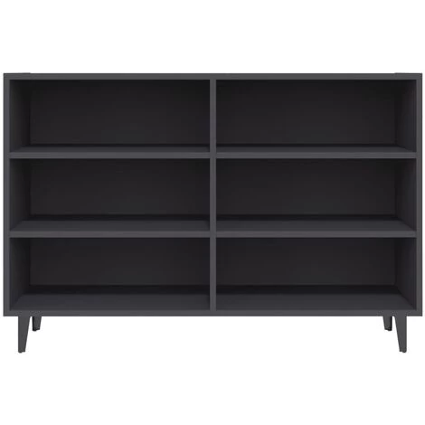 SUPERMARKET Buffet Gris 103,5x35x70 Cm Aggloméré SUHB-806042 4 SUPERMARKET Buffet Gris 103,5x35x70 Cm Aggloméré SUHB-806042 – Image 4