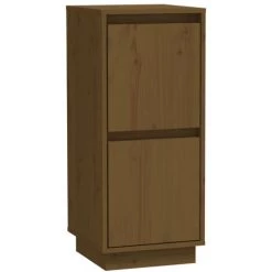 SUPERMARKET Buffets 2 Pcs Marron Miel 31,5x34x75 Cm Bois Massif De Pin SUHB-813387 -Buffet et enfilade Soldes 63650887 4