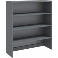 SUPERMARKET Dessus De Buffet Gris Foncé 90x30x100 Cm Bois Massif De Pin 6 SUPERMARKET Dessus De Buffet Gris Foncé 90x30x100 Cm Bois Massif De Pin -Buffet et enfilade Soldes 63651100 2