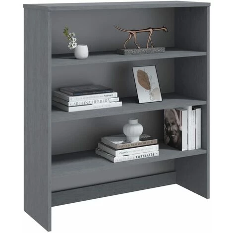 SUPERMARKET Dessus De Buffet Gris Foncé 90x30x100 Cm Bois Massif De Pin 5 SUPERMARKET Dessus De Buffet Gris Foncé 90x30x100 Cm Bois Massif De Pin – Image 5