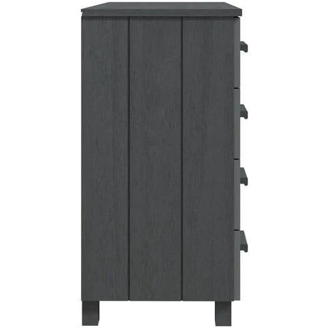SUPERMARKET Buffet Gris Foncé 79x40x80 Cm Bois Massif De Pin SUHB-340422 4 SUPERMARKET Buffet Gris Foncé 79x40x80 Cm Bois Massif De Pin SUHB-340422 – Image 4
