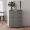 SUPERMARKET Buffet Gris Clair 79x40x103,5 Cm Bois Massif De Pin