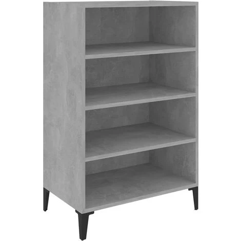 SUPERMARKET Buffet Gris Béton 57x35x90 Cm Aggloméré SUHB-806134 2 SUPERMARKET Buffet Gris Béton 57x35x90 Cm Aggloméré SUHB-806134 – Image 2