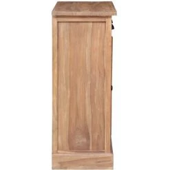 SUPERMARKET Armoire Latérale 65 X 30 X 75 Cm Teck Solide -Buffet et enfilade Soldes 63656612 5