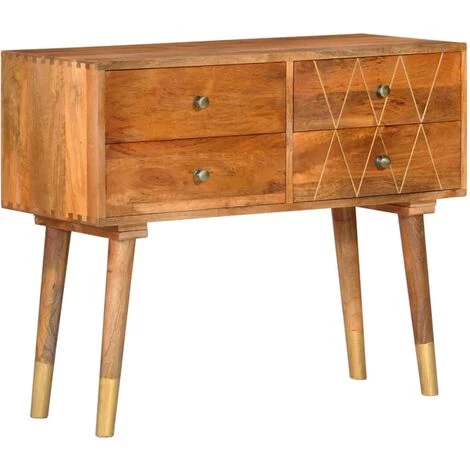 SUPERMARKET Buffet 85x40x70 Cm Bois De Manguier Solide 1 SUPERMARKET Buffet 85x40x70 Cm Bois De Manguier Solide