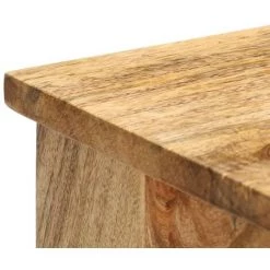 SUPERMARKET Buffet 75 X 35 X 75 Cm Bois De Manguier Massif -Buffet et enfilade Soldes 63657717 4