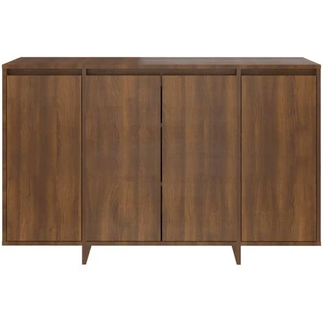 SUPERMARKET Buffet Chêne Marron 120x41x75 Cm Aggloméré 5 SUPERMARKET Buffet Chêne Marron 120x41x75 Cm Aggloméré – Image 5
