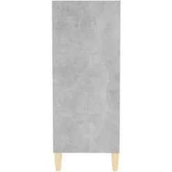 SUPERMARKET Buffet Gris Béton 57x35x90 Cm Aggloméré SUHB-806125 -Buffet et enfilade Soldes 63660321 5