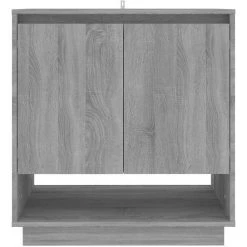 SUPERMARKET Buffet Sonoma Gris 70x41x75 Cm Aggloméré SUHB-812991 -Buffet et enfilade Soldes 63661698 3