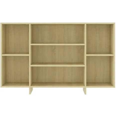 SUPERMARKET Buffet Chêne Sonoma 120x30x75 Cm Aggloméré 5 SUPERMARKET Buffet Chêne Sonoma 120x30x75 Cm Aggloméré – Image 5