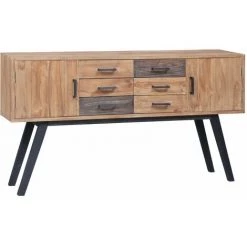 SUPERMARKET Armoire Latérale 140 X 30 X 75 Cm Teck Solide