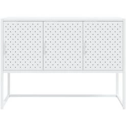 SUPERMARKET Buffet Blanc 105x35x75 Cm Acier 9 SUPERMARKET Buffet Blanc 105x35x75 Cm Acier -Buffet et enfilade Soldes 63663605 5