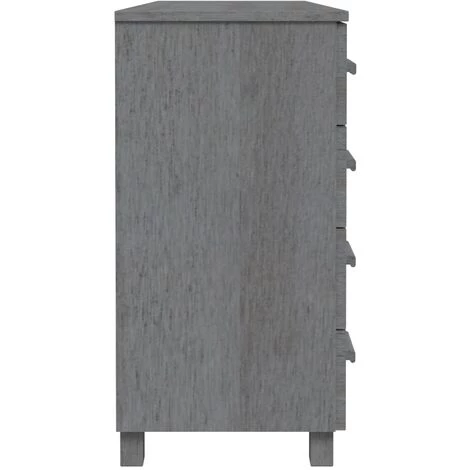 SUPERMARKET Buffet Gris Foncé 113x40x80 Cm Bois Massif De Pin SUHB-340446 5 SUPERMARKET Buffet Gris Foncé 113x40x80 Cm Bois Massif De Pin SUHB-340446 – Image 5
