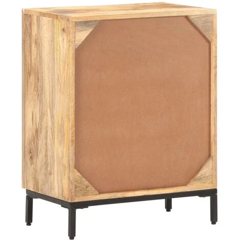 SUPERMARKET Buffet 60x35x77 Cm Bois De Manguier Massif 4 SUPERMARKET Buffet 60x35x77 Cm Bois De Manguier Massif – Image 4