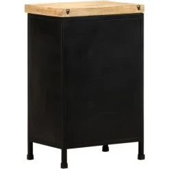 SUPERMARKET Buffet 47x35x76 Cm Bois De Manguier Brut -Buffet et enfilade Soldes 63663804 4