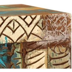 SUPERMARKET Buffet Sculpté à La Main 60x30x75cm Bois De Récupération Massif 9 SUPERMARKET Buffet Sculpté à La Main 60x30x75cm Bois De Récupération Massif -Buffet et enfilade Soldes 63663963 5