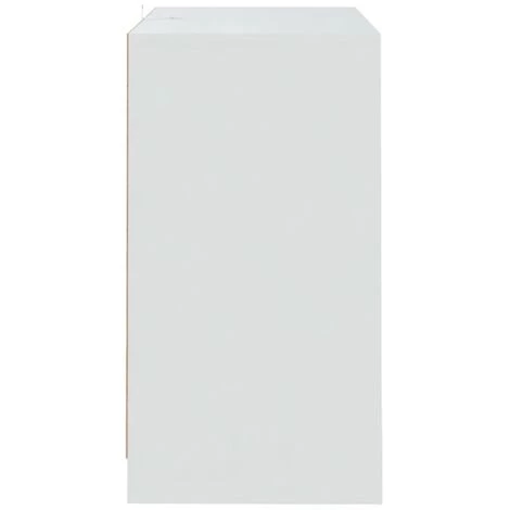 SUPERMARKET Buffets 2 Pcs Blanc 70x41x75 Cm Aggloméré 5 SUPERMARKET Buffets 2 Pcs Blanc 70x41x75 Cm Aggloméré – Image 5