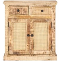 SUPERMARKET Buffet 65x32x70 Cm Bois De Manguier Massif Et Canne Naturelle 7 SUPERMARKET Buffet 65x32x70 Cm Bois De Manguier Massif Et Canne Naturelle -Buffet et enfilade Soldes 63664168 3