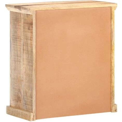 SUPERMARKET Buffet 65x32x70 Cm Bois De Manguier Massif Et Canne Naturelle 4 SUPERMARKET Buffet 65x32x70 Cm Bois De Manguier Massif Et Canne Naturelle – Image 4