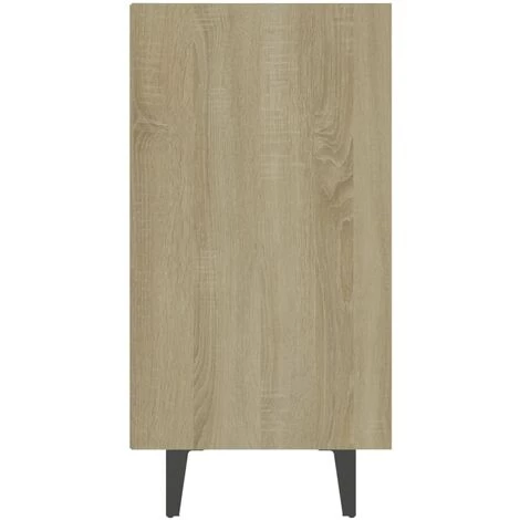 SUPERMARKET Buffet Blanc Et Chêne Sonoma 103,5x35x70 Cm Aggloméré SUHB-806045 5 SUPERMARKET Buffet Blanc Et Chêne Sonoma 103,5x35x70 Cm Aggloméré SUHB-806045 – Image 5