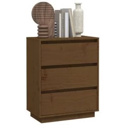 SUPERMARKET Buffet Marron Miel 60x34x75 Cm Bois Massif De Pin SUHB-813363 8 SUPERMARKET Buffet Marron Miel 60x34x75 Cm Bois Massif De Pin SUHB-813363 -Buffet et enfilade Soldes 63668536 4