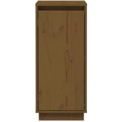 SUPERMARKET Buffets 2 Pcs Marron Miel 31,5x34x75 Cm Bois Massif De Pin SUHB-813357 -Buffet et enfilade Soldes 63668593 5