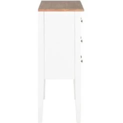 SUPERMARKET Buffet Blanc 54 X 30 X 80 Cm Bois Massif 9 SUPERMARKET Buffet Blanc 54 X 30 X 80 Cm Bois Massif -Buffet et enfilade Soldes 63668669 5