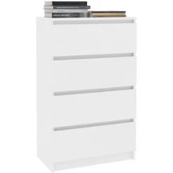 SUPERMARKET Buffet Blanc 60x35x98,5 Cm Bois D'ingénierie 7 SUPERMARKET Buffet Blanc 60x35x98,5 Cm Bois D'ingénierie -Buffet et enfilade Soldes 63668717 3