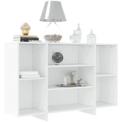 SUPERMARKET Buffet Blanc 120x30x75 Cm Aggloméré -Buffet et enfilade Soldes 63669441 3