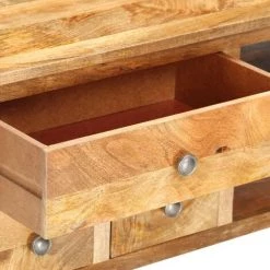 SUPERMARKET Buffet 102x35x61 Cm Bois De Manguier Massif -Buffet et enfilade Soldes 63671318 5