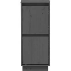 SUPERMARKET Buffet Gris 31,5x34x75 Cm Bois Massif De Pin SUHB-813384 -Buffet et enfilade Soldes 63671567 5
