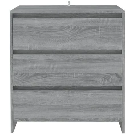 SUPERMARKET Buffet Sonoma Gris 70x41x75 Cm Aggloméré SUHB-813006 3 SUPERMARKET Buffet Sonoma Gris 70x41x75 Cm Aggloméré SUHB-813006 – Image 3