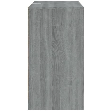 SUPERMARKET Buffet Sonoma Gris 70x41x75 Cm Aggloméré SUHB-813006 4 SUPERMARKET Buffet Sonoma Gris 70x41x75 Cm Aggloméré SUHB-813006 – Image 4