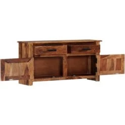 SUPERMARKET Buffet 100 X 30 X 50 Cm Bois Massif De Sesham -Buffet et enfilade Soldes 63674996 5