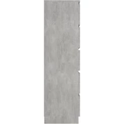 SUPERMARKET Buffet à Tiroirs Gris Béton 60x35x121 Cm Aggloméré -Buffet et enfilade Soldes 63676164 5