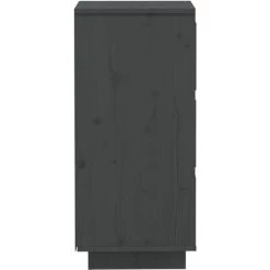 SUPERMARKET Buffets 2 Pcs Gris 32x34x75 Cm Bois Massif De Pin 9 SUPERMARKET Buffets 2 Pcs Gris 32x34x75 Cm Bois Massif De Pin -Buffet et enfilade Soldes 63676294 5