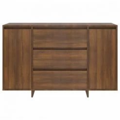 SUPERMARKET Buffet Avec 3 Tiroirs Chêne Marron 120x41x75 Cm Aggloméré 9 SUPERMARKET Buffet Avec 3 Tiroirs Chêne Marron 120x41x75 Cm Aggloméré -Buffet et enfilade Soldes 63676360 5