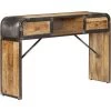 SUPERMARKET Buffet 120 X 30 X 75 Cm Bois De Manguier Massif