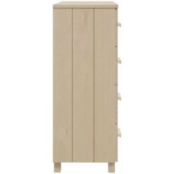 SUPERMARKET Buffet Marron Miel 79x40x103,5 Cm Bois Massif De Pin -Buffet et enfilade Soldes 63677372 4