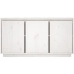 SUPERMARKET Buffet Blanc 111x34x60 Cm Bois Massif De Pin 7 SUPERMARKET Buffet Blanc 111x34x60 Cm Bois Massif De Pin -Buffet et enfilade Soldes 63678503 3