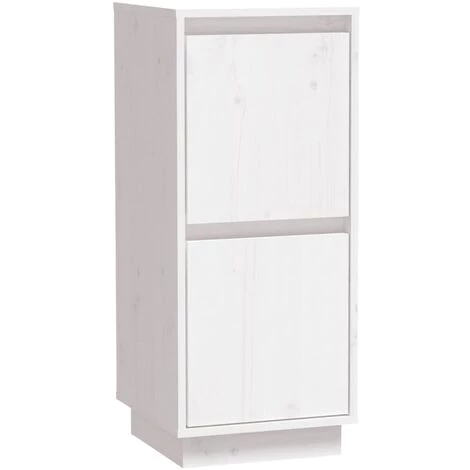 SUPERMARKET Buffets 2 Pcs Blanc 31,5x34x75 Cm Bois Massif De Pin SUHB-813383 4 SUPERMARKET Buffets 2 Pcs Blanc 31,5x34x75 Cm Bois Massif De Pin SUHB-813383 – Image 4