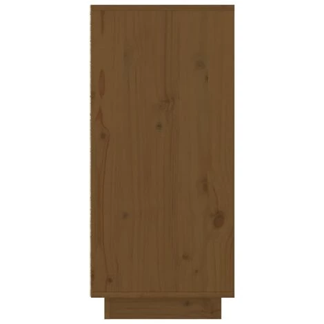 SUPERMARKET Buffet Marron Miel 110x34x75 Cm Bois Massif De Pin 5 SUPERMARKET Buffet Marron Miel 110x34x75 Cm Bois Massif De Pin – Image 5
