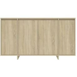 SUPERMARKET Buffet Chêne Sonoma 135x41x75 Cm Aggloméré -Buffet et enfilade Soldes 63680384 5