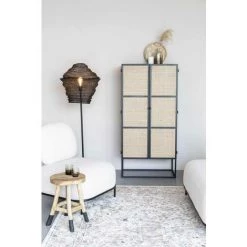 BOITE A DESIGN Cabinet 2 Portes Guuji - Rotin -Buffet et enfilade Soldes 63788472 4